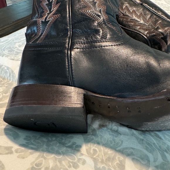Tecovas “The Doc” Men’s Cowboy Boots Black Sz 11 D - Picture 6 of 7